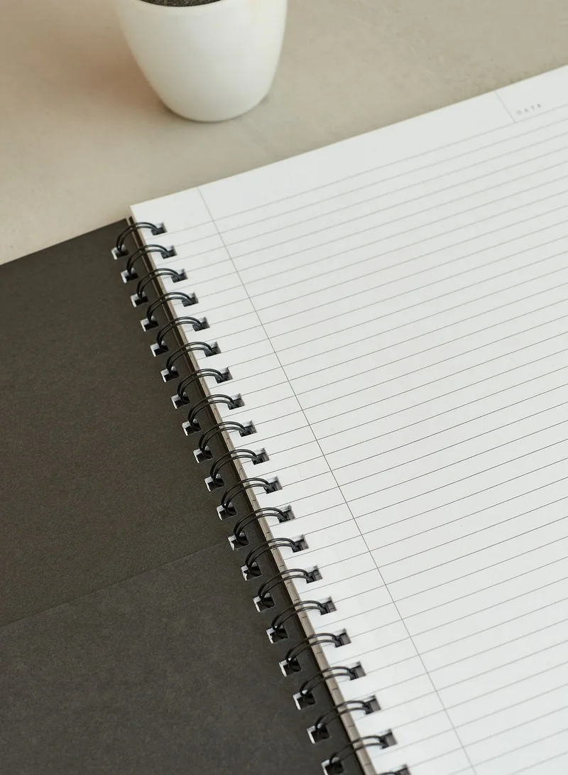 Typo A4 World Map Campus Notebook