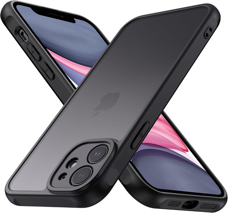 Demark Matte Case for iPhone 11,Frosted Translucent Back Phone Cover,Shockproof Drop Protection Cover for iPhone 11 Case (iphone 11) - Image 1