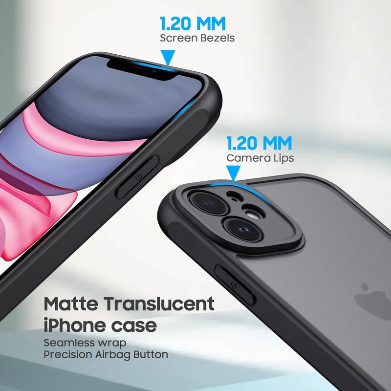 Demark Matte Case for iPhone 11,Frosted Translucent Back Phone Cover,Shockproof Drop Protection Cover for iPhone 11 Case (iphone 11) - Image 2