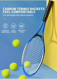 GROIC Adult Tennis Racket Set,Tennis Trainer with String Rebound Tennis,Beginner Tennis Training with Racket,Racket Bag, Tennis Trainer,Outdoor Sports Set  - Image 2