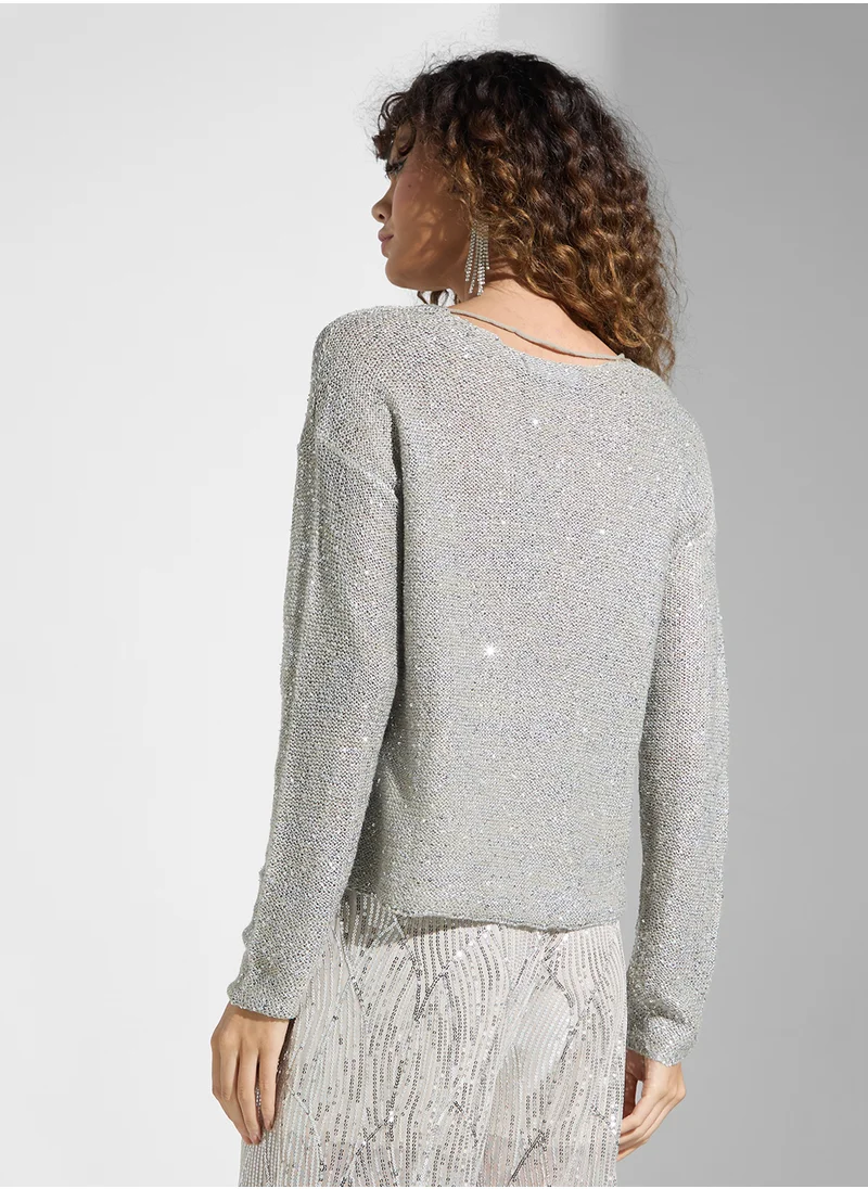 VERO MODA Vi Neck Sweater