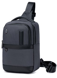 ARCTIC HUNTER XB00678 TMS Chest Waterproof Anti-Theft Crossbody Sling Bag - Grey  - Image 1
