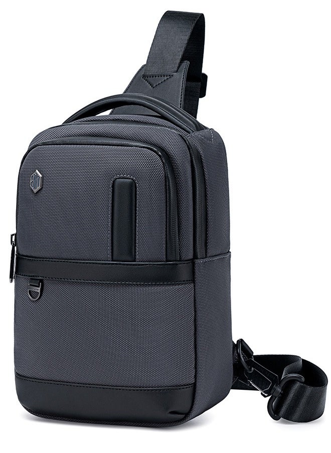 ARCTIC HUNTER XB00678 TMS Chest Waterproof Anti-Theft Crossbody Sling Bag - Grey  - Image 1