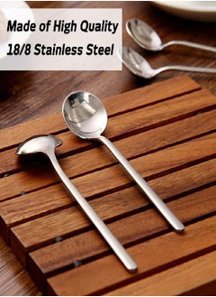 Pack of 8, Stainless Steel Espresso Spoons, findTop Mini Teaspoons Set for Coffee British Tea Dessert Cake Ice Cream Cappuccino, 5.3 Inch - pzsku/ZBAB65DCC9F6650B8E769Z/45/_/1694417302/a1a4f200-1a67-4c55-b093-9eb5d56dcea2