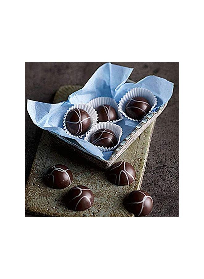 S-TOP 24 Cavities Semicircle Silicone Molds - Mini Semi Sphere Round Dome Fondant Mold, Bomb Teacake Baking Pan for Cake Decoration, Chocolate Candy Gummy Mousse Jelly Pudding Ice Cube Tray, Set of 2 - Image 2