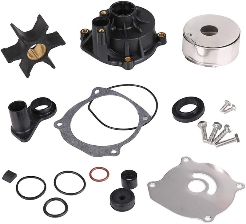 Tutor Auto 5001594 Water Pump Repair Kit with Housing for Johnson Evinrude V4 V6 V8 85-300HP Outboard Motor Parts - Replace 5001594 395060 390768 Sierra 18-3392 - Image 1