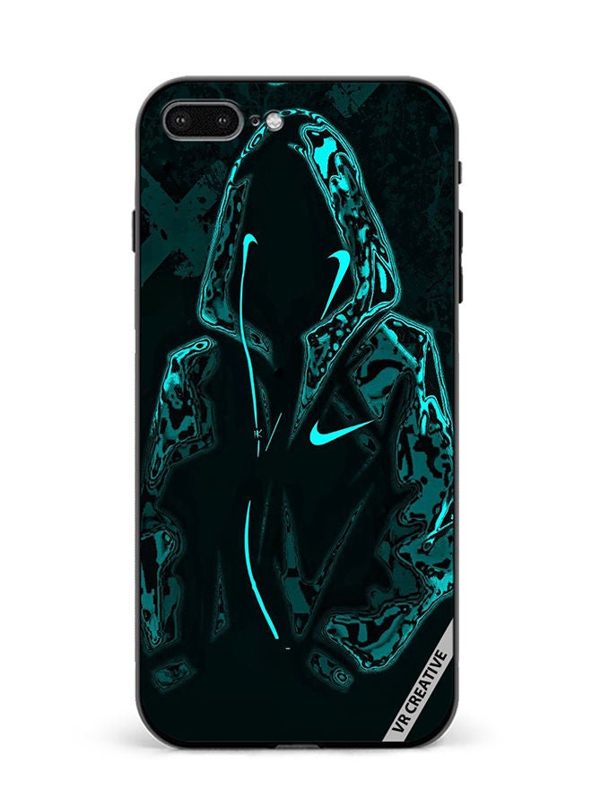 VR CREATIVE Protective Case Cover For Apple iPhone 7 Plus/8 Plus Mask Guy In Green Jacket Design Multicolour - Image 1