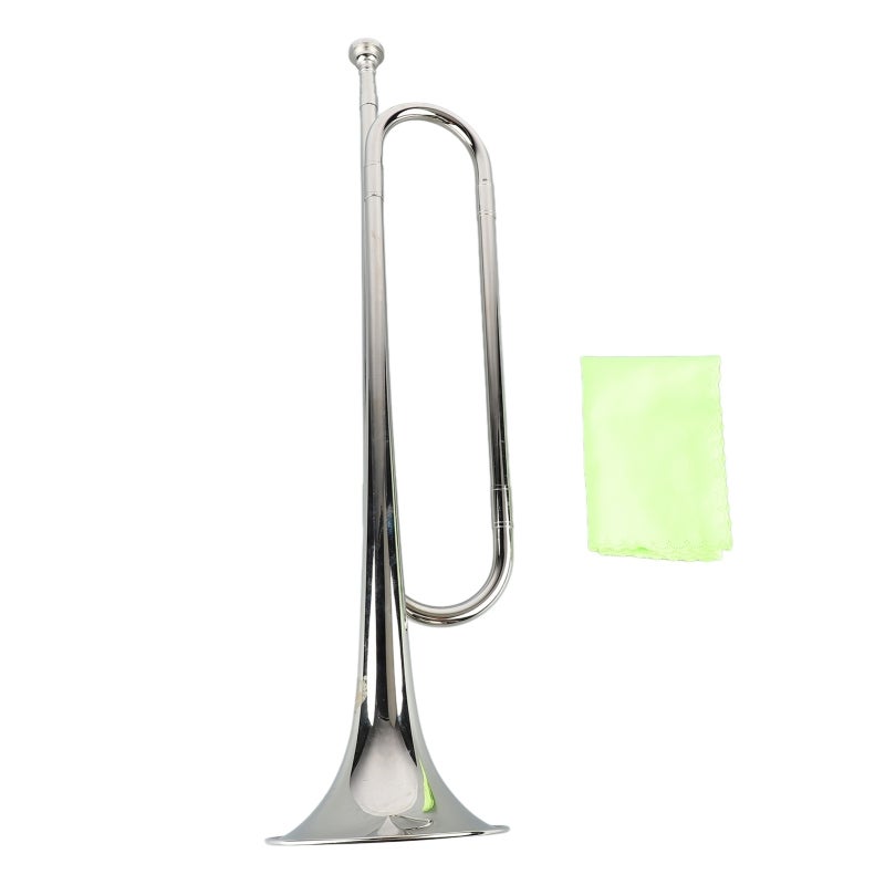 IRIN B Flat Bugle Brass Retro Standard Trumpet Musical Instrument for School Band Cavalry Orchestra - Image 4