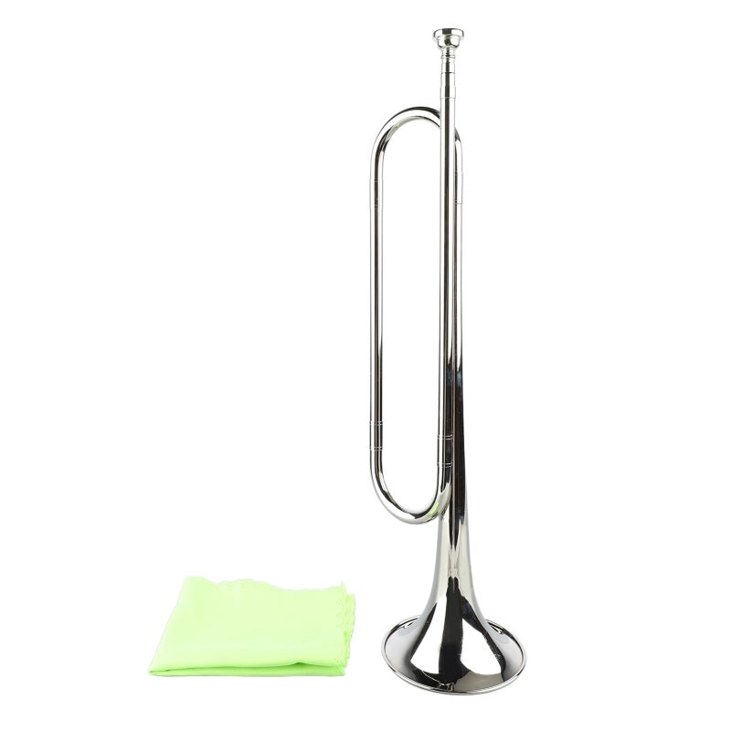 IRIN B Flat Bugle Brass Retro Standard Trumpet Musical Instrument for School Band Cavalry Orchestra - Image 1