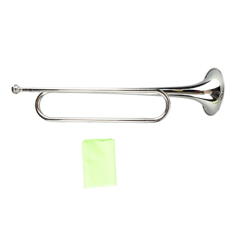 IRIN B Flat Bugle Brass Retro Standard Trumpet Musical Instrument for School Band Cavalry Orchestra - Image 5