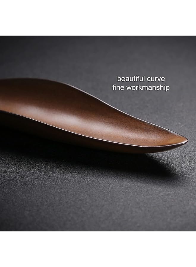 Bolivia's Incense Stick Holder 22.7Cm Length Brown Incense Stick Holder With 3 Holes Durable Ceramic Incense Holders Anti Skid Pad At The Bottom Suit For Counters Yoga Home Office - Image 5
