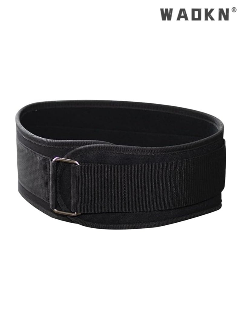 دبليو أيه أو كي أن الرجال والنساء رفع الأثقال حزام ، حزام الظهر دعم الصالة الرياضية ، رفع الأثقال حزام ، حزام القرفصاء ، قوة رفع حزام ، حزام الخصر قابل للتعديل دعم تدريب القوة واللياقة البدنية ، م رمز - Image 1