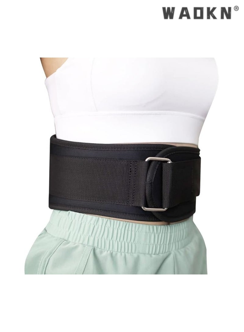 دبليو أيه أو كي أن الرجال والنساء رفع الأثقال حزام ، حزام الظهر دعم الصالة الرياضية ، رفع الأثقال حزام ، حزام القرفصاء ، قوة رفع حزام ، حزام الخصر قابل للتعديل دعم تدريب القوة واللياقة البدنية ، م رمز - Image 3