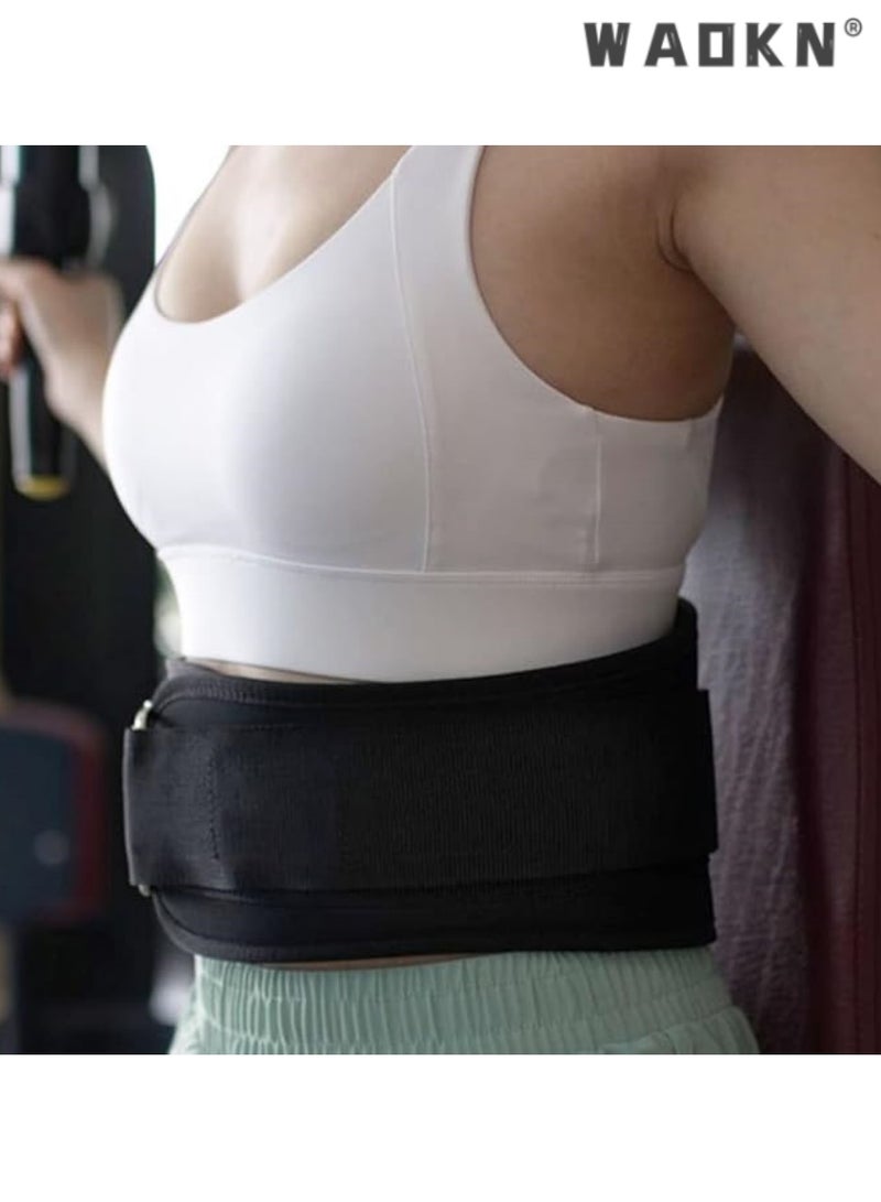 دبليو أيه أو كي أن الرجال والنساء رفع الأثقال حزام ، حزام الظهر دعم الصالة الرياضية ، رفع الأثقال حزام ، حزام القرفصاء ، قوة رفع حزام ، حزام الخصر قابل للتعديل دعم تدريب القوة واللياقة البدنية ، م رمز - Image 2