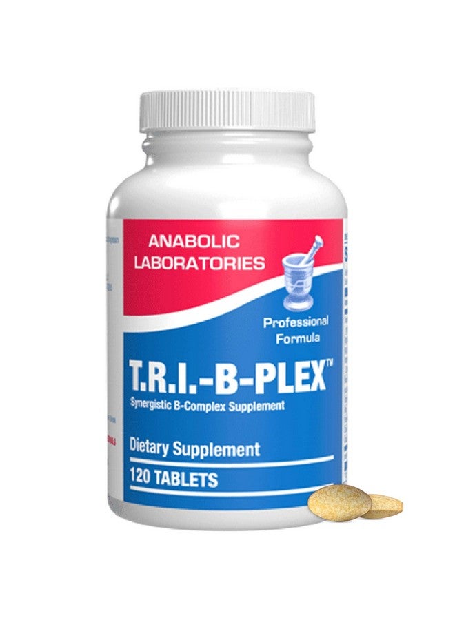 Anabolic Laboratories Time Release Super Vitamin B Complex - 120 Tablets for Heart, Brain, Eyes, Digestion and Prenatal Health - Complete B Complex Vitamins for Men and Women - T.R.I. B Plex Multivitamin - Image 1