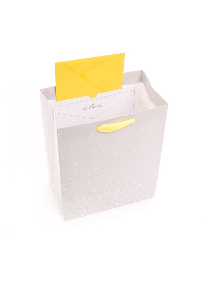 Hallmark 9" Medium Baby Gift Bag with Tissue Paper - Baby Banner in Grey, Pink and Blue for Baby Showers, New Parents, and More - Image 5