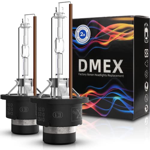 DMEX D2S  35W  4300K Warm White Xenon Headlight HID Bulbs 85122 66240 66040 66240CBI Replacement  Pack of 2Not fit Halogen Headlight Assembly