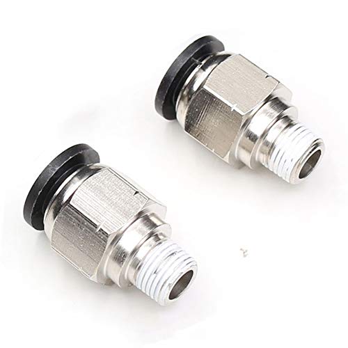 CEKER 1/4" NPT Push to Connect Fitting Air Fitting,CEKER 3/8 Inch Tubing Od to 1/4 npt male thread pneumatic fittings air line quick connect fitting 5Packs - Image 1