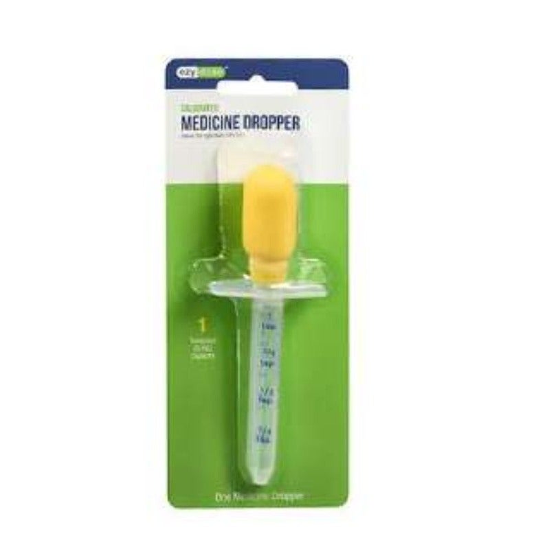 ايزي دوز قطارة وملعقة قياس نصف ملعقة صغيرة