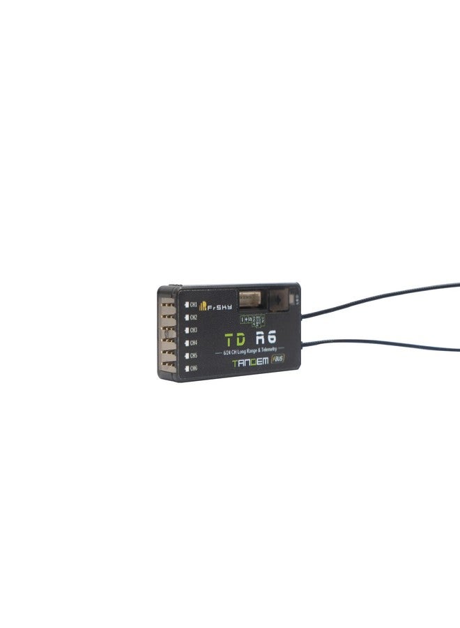 FrSky TD R6 Dual-Band Receiver Simultaneous 2.4GHz & 900MHz 6 PWM Outputs SBUS Out & FBUS/S.Port Long Range Up to 100KM Black Box Lightweight 4ms Race Mode OTA Firmware Update - Image 5