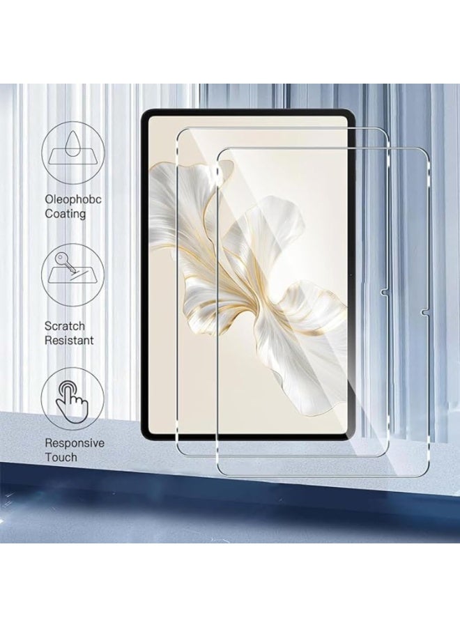 Screen protector compatible with Honor Pad 9 12.1 inch 2024 film, 9H high-definition tempered glass screen protector, scratch-resistant and bubble-free for Honor Pad 9 12.1 inch 2024 (2 pieces) - Image 2