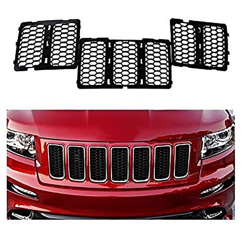 JeCar Front Grille Inserts Mesh Honeycomb for Jeep Grand Cherokee 20142016