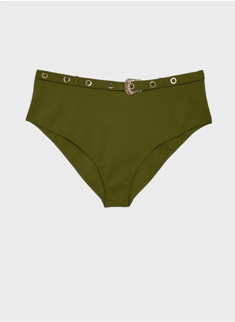 River Island Plus Eyelet High Waist Brief