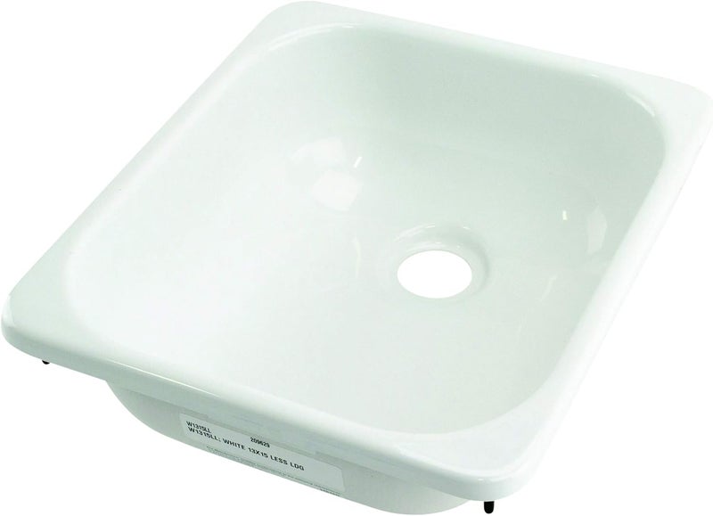 Lippert Components Lippert 209630 Better Bath 13" x 15" Square Galley/Kitchen Sink White - Image 3