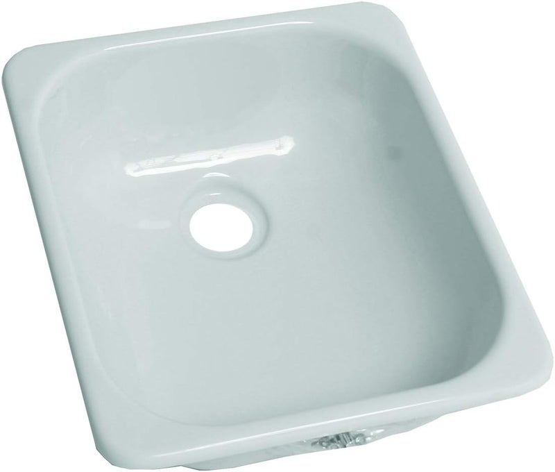 Lippert Components Lippert 209630 Better Bath 13" x 15" Square Galley/Kitchen Sink White - Image 2