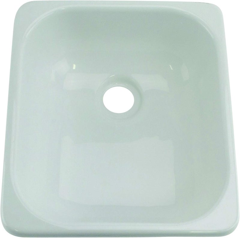 Lippert Components Lippert 209630 Better Bath 13" x 15" Square Galley/Kitchen Sink White - Image 1