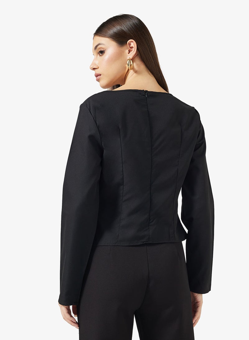 ELLA Top With Center Split Detail - Image 2