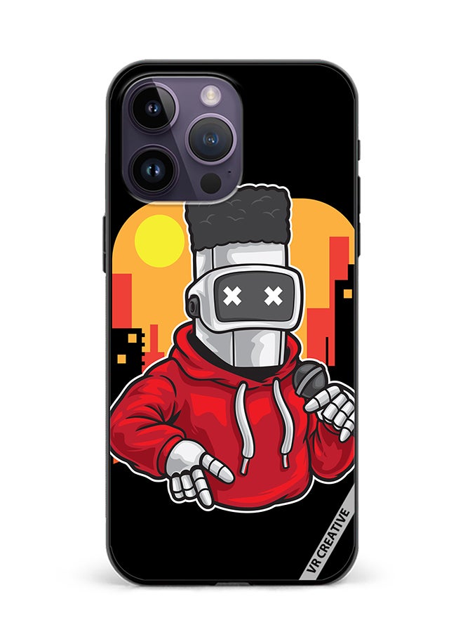 VR CREATIVE Protective Case Cover For Apple iPhone 16 Pro Robot Dancer Design Multicolour - Image 1