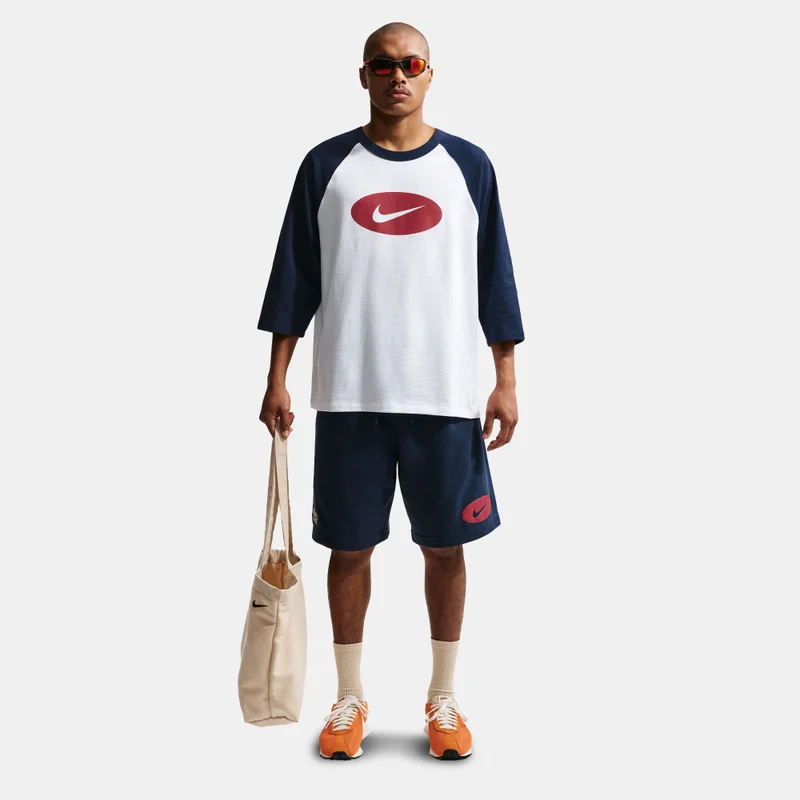 Nike Blue Men's Club 3/4-Sleeve Raglan Top for Men | Best Price UAE