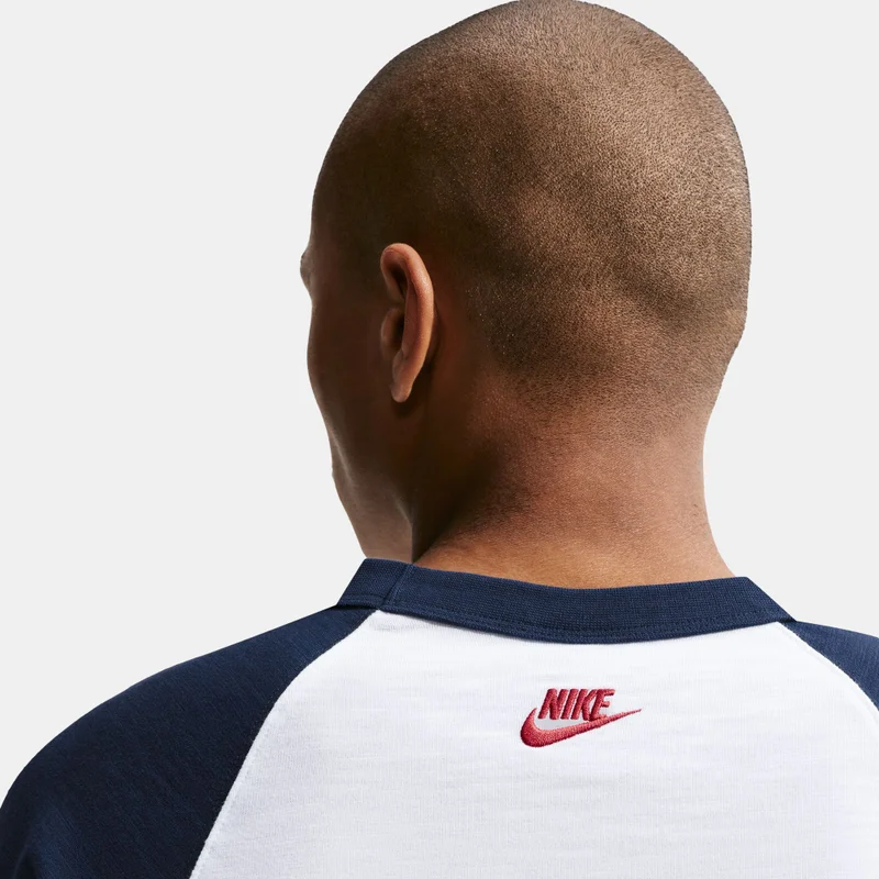 Nike Blue Men's Club 3/4-Sleeve Raglan Top for Men | Best Price UAE
