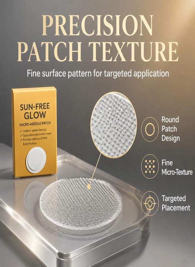 tebazoew PurevLab Sun-Free Glow Patch for Women & Men, Round Micro-Tip Self Tanning Patches for Natural Bronzed Skin, Peel and Place Beauty Tabs for Daily Routine(3 Boxes - Image 5