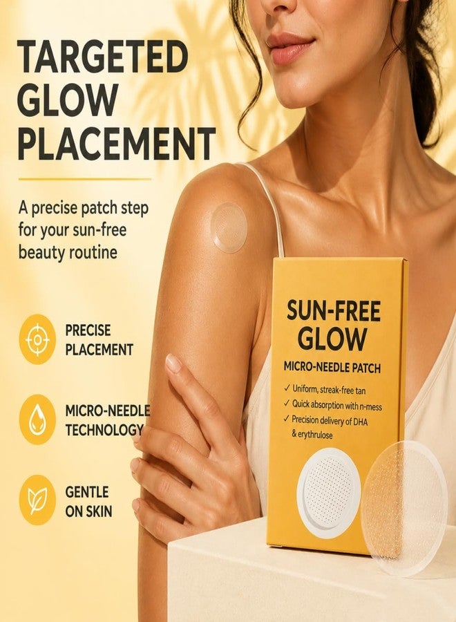 tebazoew PurevLab Sun-Free Glow Patch for Women & Men, Round Micro-Tip Self Tanning Patches for Natural Bronzed Skin, Peel and Place Beauty Tabs for Daily Routine(3 Boxes - Image 3
