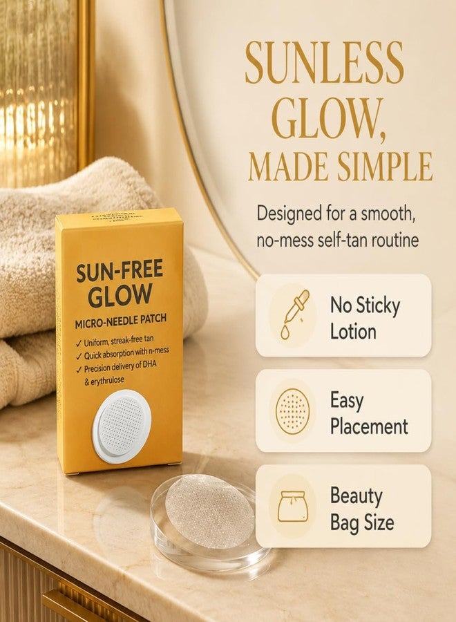 tebazoew PurevLab Sun-Free Glow Patch for Women & Men, Round Micro-Tip Self Tanning Patches for Natural Bronzed Skin, Peel and Place Beauty Tabs for Daily Routine(3 Boxes - Image 2