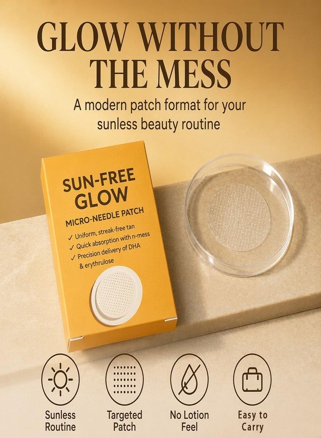 tebazoew PurevLab Sun-Free Glow Patch for Women & Men, Round Micro-Tip Self Tanning Patches for Natural Bronzed Skin, Peel and Place Beauty Tabs for Daily Routine(3 Boxes - Image 4