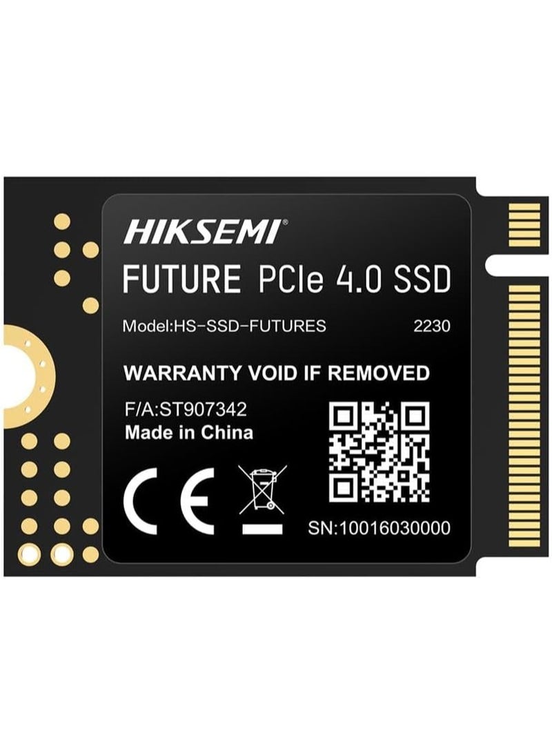 Hiksemi 1024GB FUTURES PCIe Gen 4.0 M.2 2230 SSD upto 7400/MBs Read.6730/MBs Write - Image 2