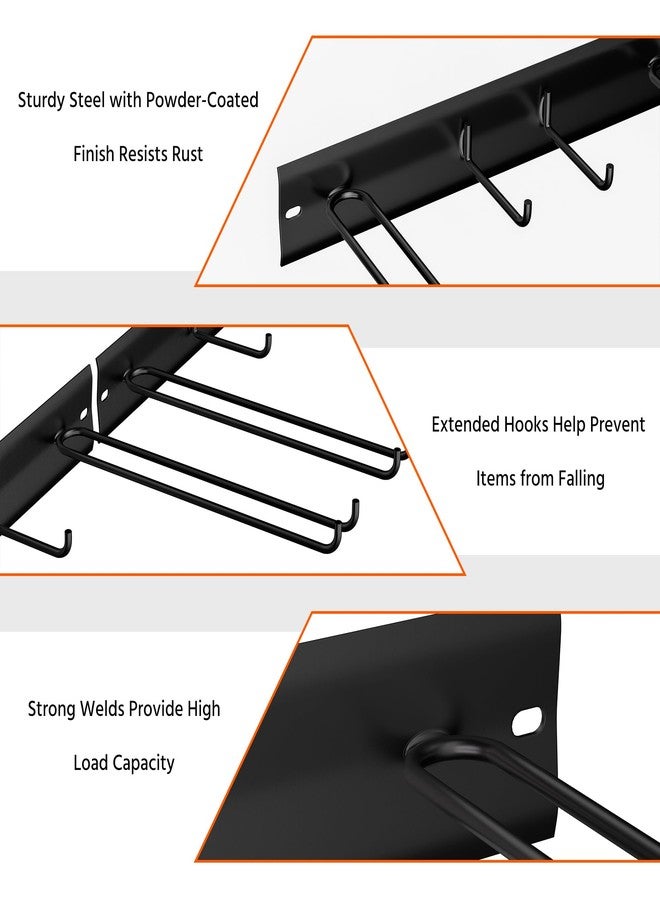 Ultrawall Wall Mount Ski Rack, Garage Ski Storage Rack, Ski Hangers For 8 Pairs of Skis - Image 4