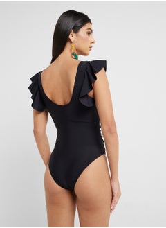 ELLA Ruffle Shoulder Swimsuit  - Image 2