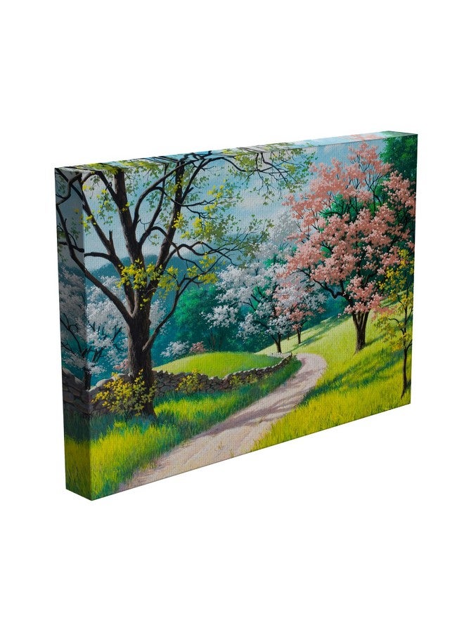 Inephos Framed Canvas Painting - Beautiful Nature Modern Art Wall Painting for Living Room, Bedroom, Office, Hotels, Drawing Room, Wooden, 120cm X 75cm, 20_0158LF - Image 2
