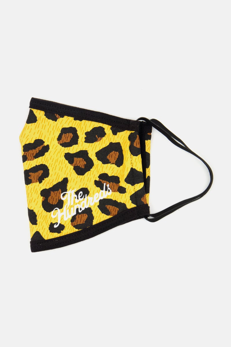 The Hundreds قناع وجه بنقشة حيوانية، تركيبة بني  - Image 3
