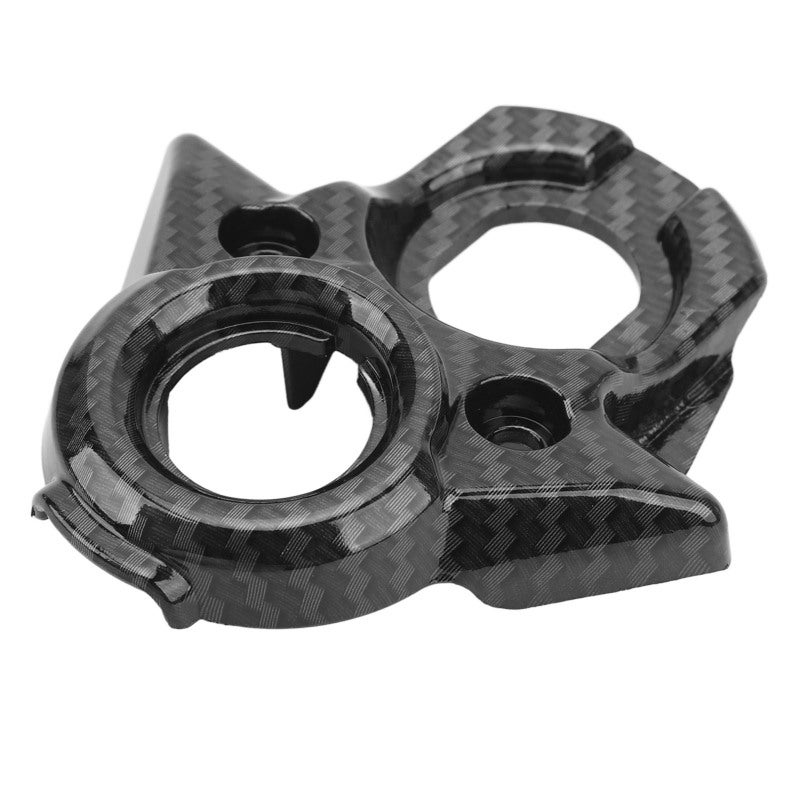 Ignition Switch Protection Cover: ABS Material Carbon Fiber Pattern - Enhanced Safety Stylish Design Decorative Trim for SurRon Light Bee X S, Segway X160 X260 Motorcycle Owners - Image 1