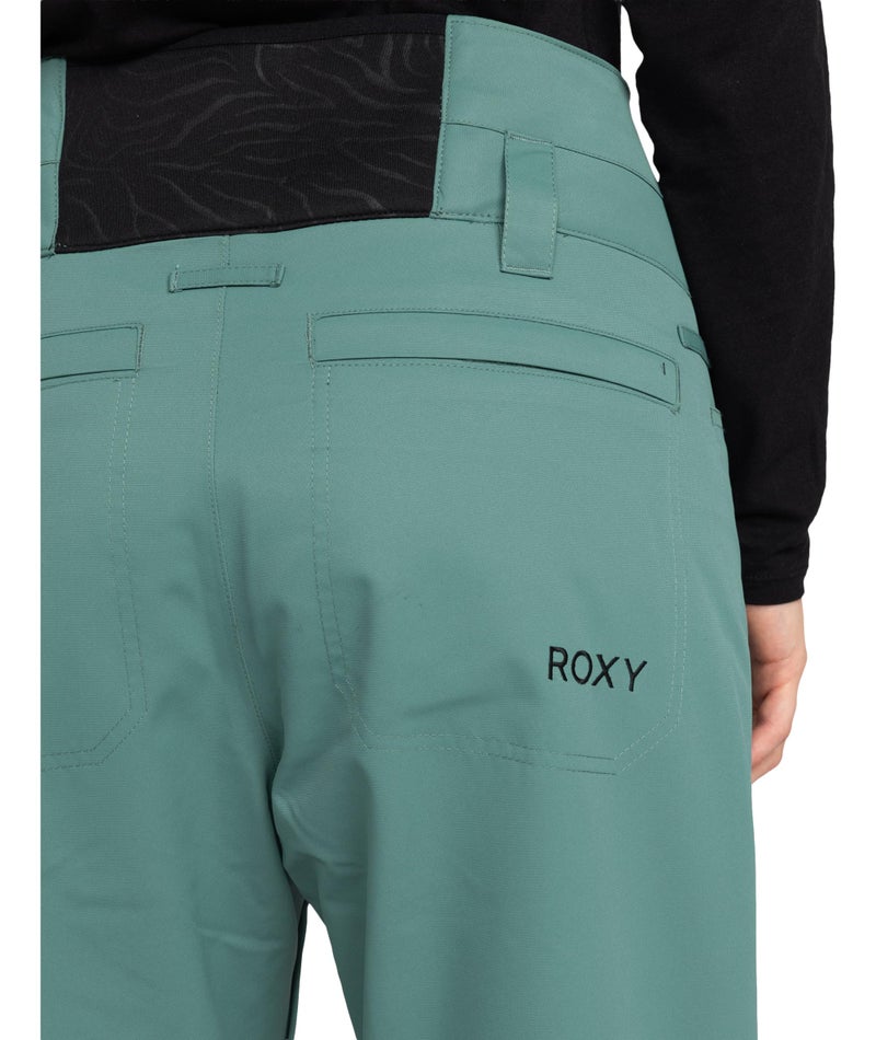 Roxy بنطال تزلج روكسي للنساء - 10K مقاوم للماء ومعزول، مناسب مقاس، خالي من PFAS، لون الصنوبر البحري، مقاس صغير جداً - Image 5