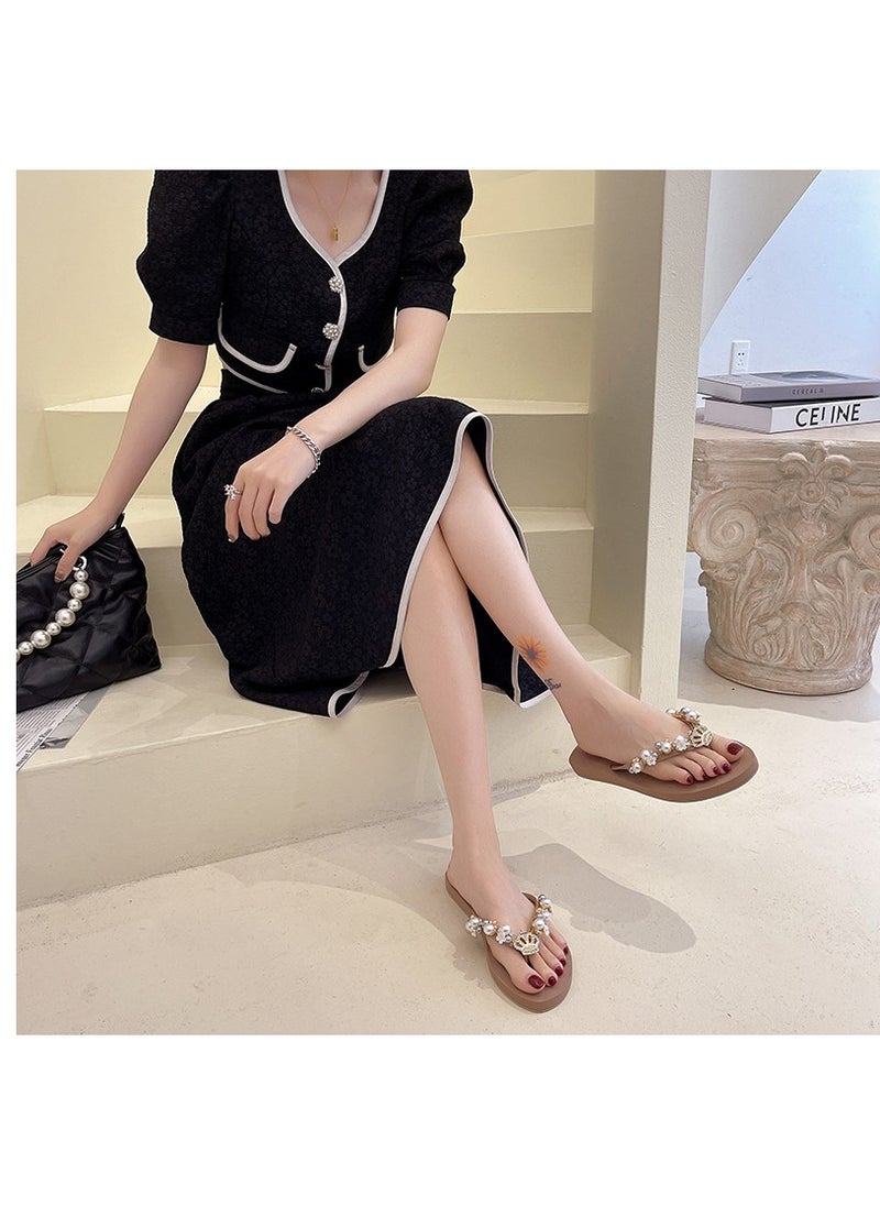KUYING - Summer Fashion Flat Sandals - Image 1