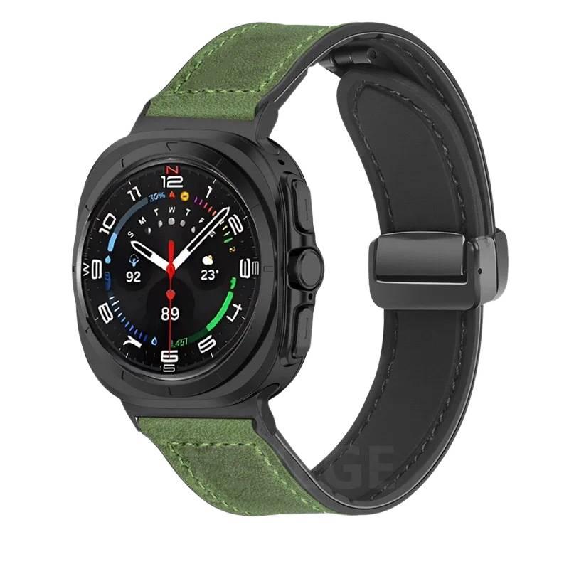 Adjustable Silicone Sport Smartwatch Band Compatible with Samsung Galaxy Watch 7 with Fit Soft Strap and Quick Daily Replacement Brown finish - Image 5