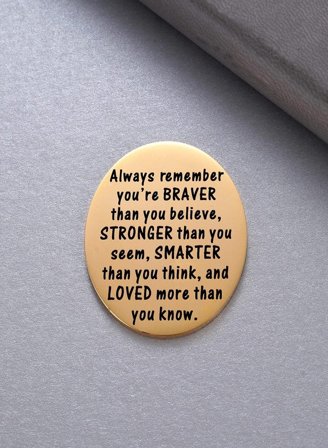 MIXJOY Pocket Hug with Message Hug Token, Isolation Gift for Someone You Love, Miss You, Thinking of You, Long Distance Relationship, 1.5", Gold - Image 5