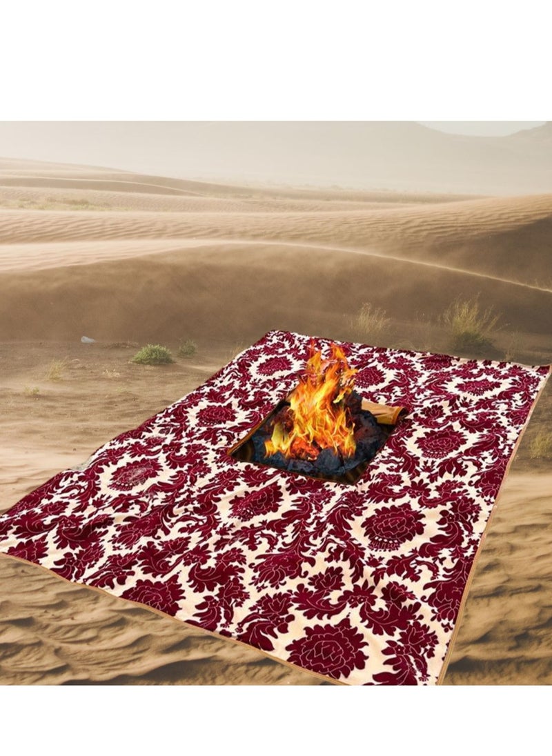 ماركة غير محددة - فرشة رحلات مع فتحة نار البراري مقاسات 295*195سم - Image 1