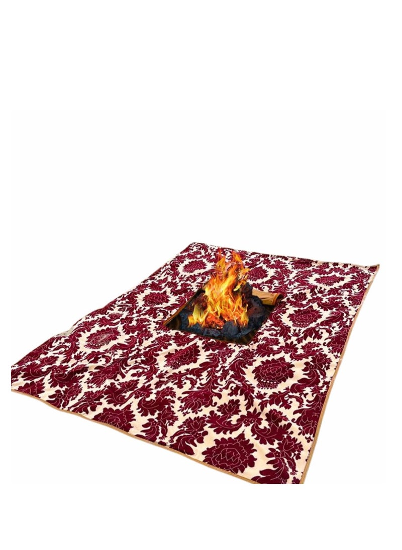 ماركة غير محددة - فرشة رحلات مع فتحة نار البراري مقاسات 295*195سم - Image 1